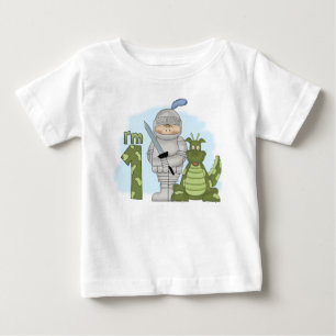 T-shirt Pour Bébé Dragon Knight 1er anniversaire