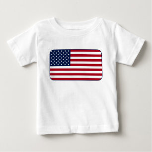 T-shirt Pour Bébé Drapeau américain