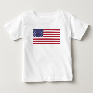 T-shirt Pour Bébé Drapeau américain, Drapeau américain