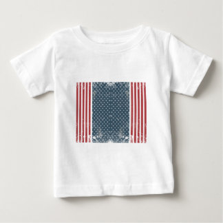 T-shirt Pour Bébé drapeau américain vertical