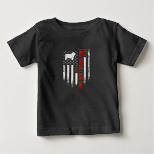 T-shirt Pour Bébé Drapeau américain vintage Meilleur Bulldog anglais
