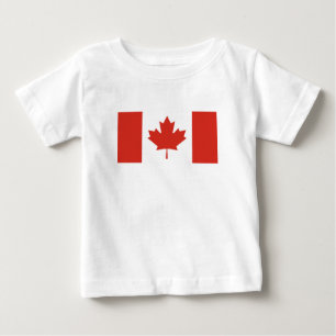 T-shirt Pour Bébé Drapeau canadien patriotique