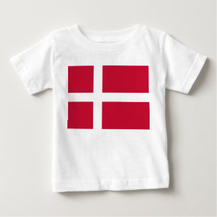 T-shirt Pour Bébé Drapeau danois