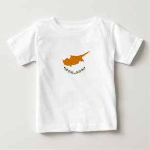 T-shirt Pour Bébé Drapeau de Chypre