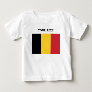 T-shirt Pour Bébé Drapeau de la Belgique