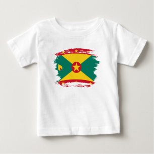 T-shirt Pour Bébé Drapeau de la Grenade