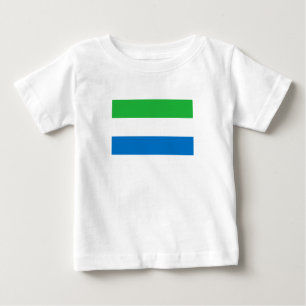 T-shirt Pour Bébé Drapeau de la Sierra Leone