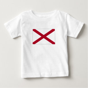 T-shirt Pour Bébé Drapeau de l'Alabama