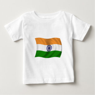 T-shirt Pour Bébé Drapeau de l'Inde