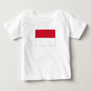 T-shirt Pour Bébé Drapeau de Monaco
