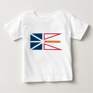 T-shirt Pour Bébé Drapeau de Terre-Neuve-et-Labrador (Canada)