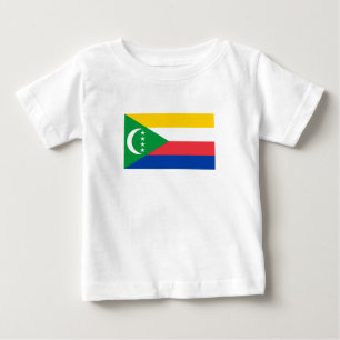 T-shirt Pour Bébé Drapeau des Comores