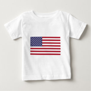 T-shirt Pour Bébé Drapeau des États-Unis