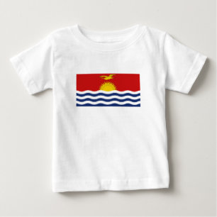 T-shirt Pour Bébé Drapeau des Kiribati