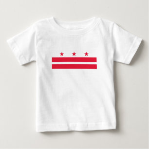 T-shirt Pour Bébé Drapeau d'État de Washington DC