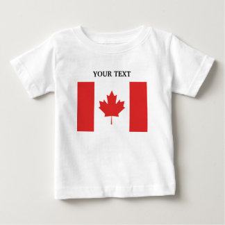 T-shirt Pour Bébé Drapeau du Canada