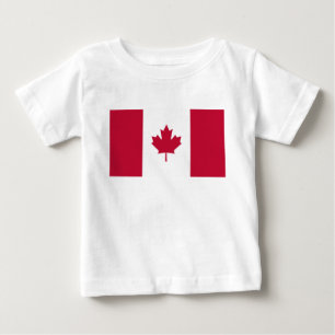 T-shirt Pour Bébé Drapeau du Canada