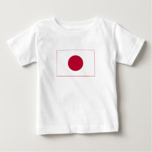 T-shirt Pour Bébé Drapeau du Japon