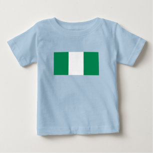 T-shirt Pour Bébé Drapeau du Nigeria