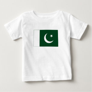 T-shirt Pour Bébé Drapeau du Pakistan