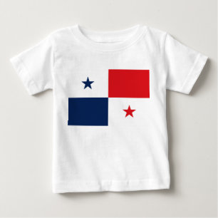 T-shirt Pour Bébé Drapeau du Panama
