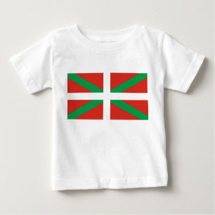 T-shirt Pour Bébé Drapeau du Pays basque