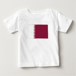 T-shirt Pour Bébé Drapeau du Qatar