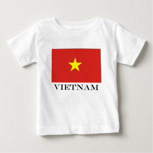 T-shirt Pour Bébé Drapeau du Vietnam