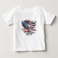 Drapeau et aigle des États-Unis. 4 juillet.
