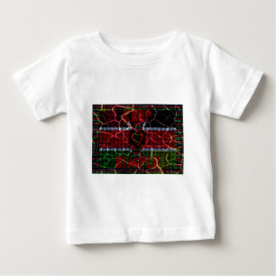 T-shirt Pour Bébé Drapeau fissuré : Faites simple - Résilience kenya