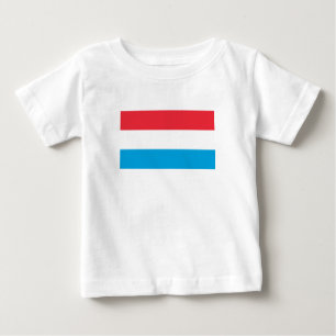 T-shirt Pour Bébé Drapeau Luxembourg