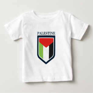 T-shirt Pour Bébé Drapeau palestinien