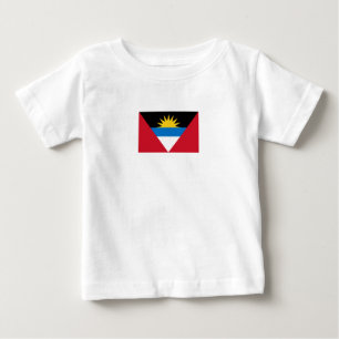 T-shirt Pour Bébé Drapeau patriotique d'Antigua-et-Barbuda