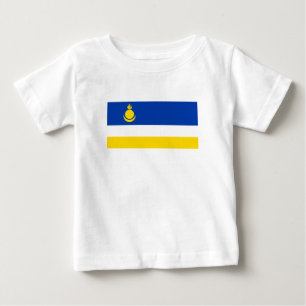 T-shirt Pour Bébé Drapeau patriotique de Bouriatie