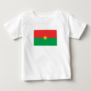 T-shirt Pour Bébé Drapeau patriotique du Burkina Faso