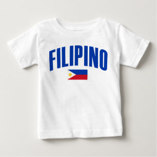 T-shirt Pour Bébé Drapeau philippin philippin