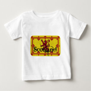T-shirt Pour Bébé Drapeau standard écossais