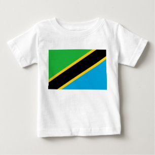 T-shirt Pour Bébé Drapeau tanzanien