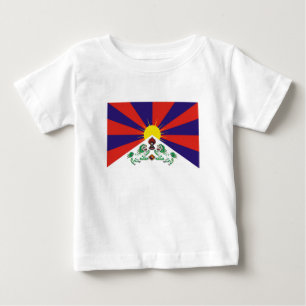 T-SHIRT POUR BÉBÉ DRAPEAU TIBÉTAIN