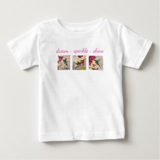 T-shirt Pour Bébé Dream Sparkle Shine Hummingbird Art Baby Tutu