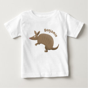 T-shirt Pour Bébé Drôle armadillo joyeux dessin animé