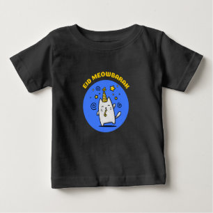 T-shirt Pour Bébé Drôle chat Aïd