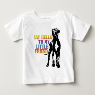 T-shirt Pour Bébé Drôle de salut de Grand Danois