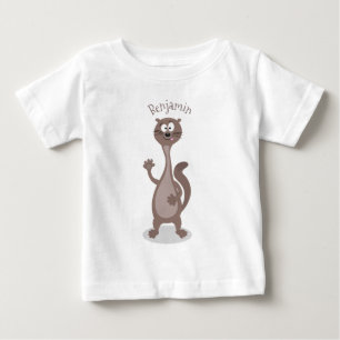T-shirt Pour Bébé Drôle dessin animé en toile