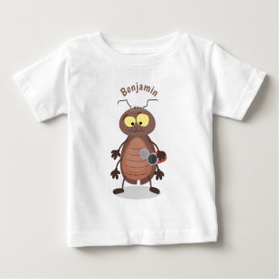 T-shirt Pour Bébé Drôle drôle de personnage de dessin animé de cafar