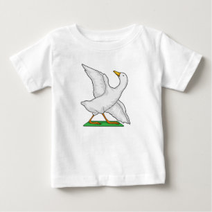 T-shirt Pour Bébé Duck Yoga Méditation Fitness