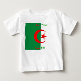 T-SHIRT POUR BÉBÉ DZ, 1.2.3., ALG, VIVA, ERI