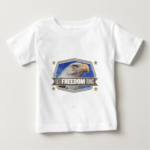 T-shirt Pour Bébé Eagle-Laissez l'anneau de liberté