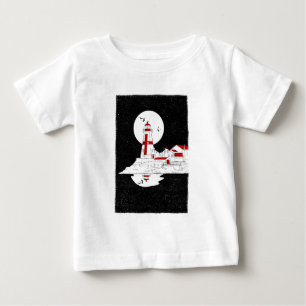 T-shirt Pour Bébé East Quoddy Head Lighthouse plat amazone