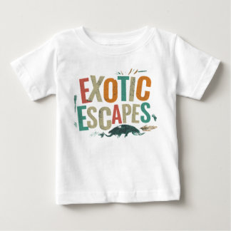 T-shirt Pour Bébé Échappements exotiques